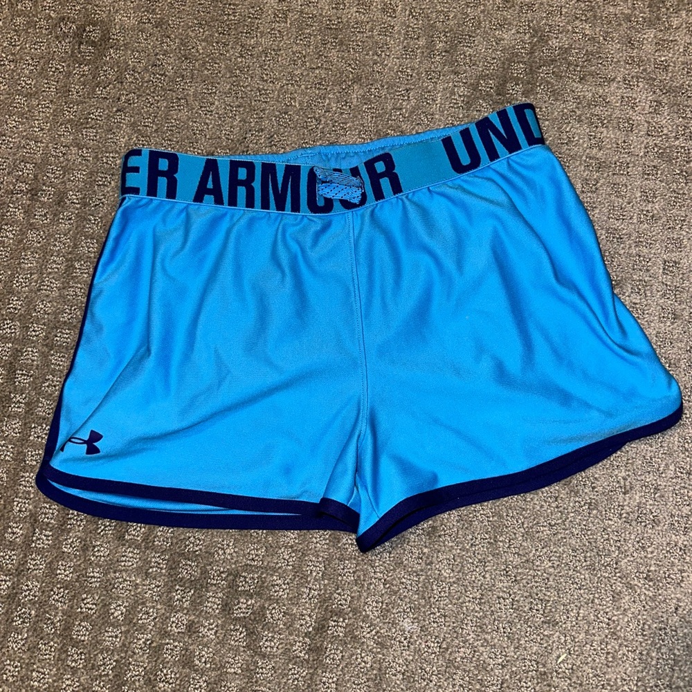 Under Armour blue Athletic shorts - adjustable waist